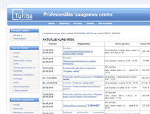 Tablet Screenshot of kursi.turiba.lv